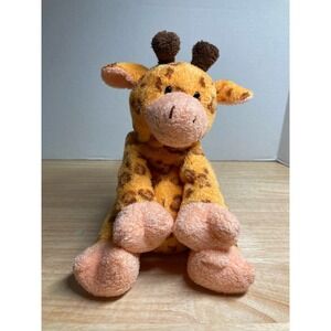 TY Pluffies TyLux 2004 'Towers' Giraffe Orange Brown Baby Plush Pre-Owned